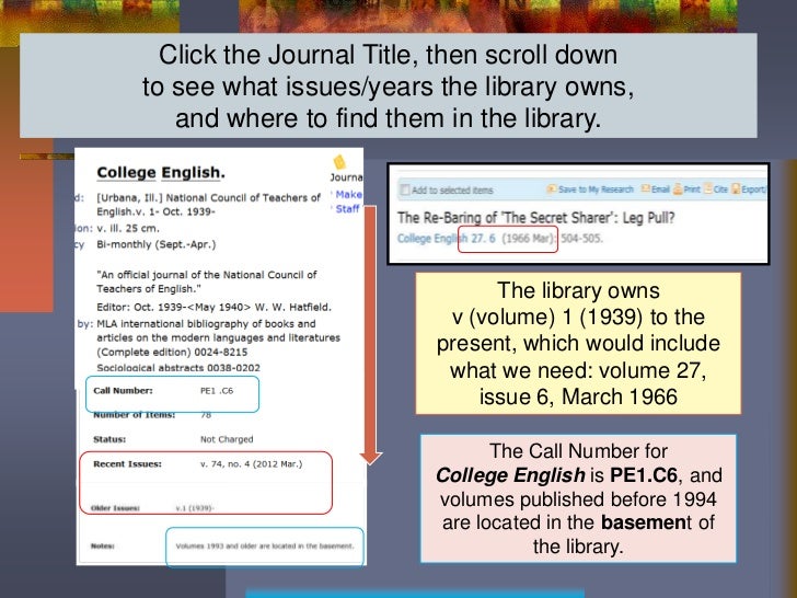 Mla databases picture