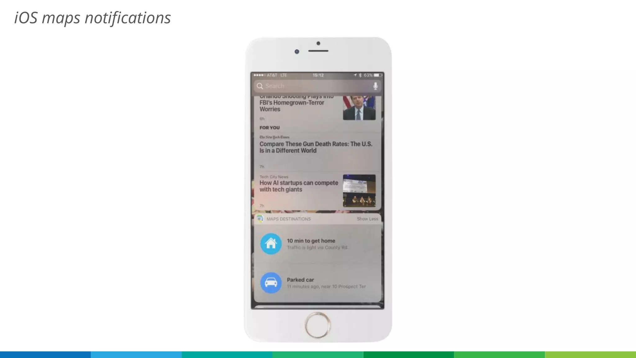 iOS maps notifications
 