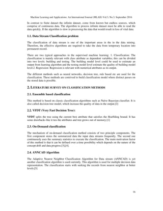 Evaluation of a New Incremental Classification Tree Algorithm for ...