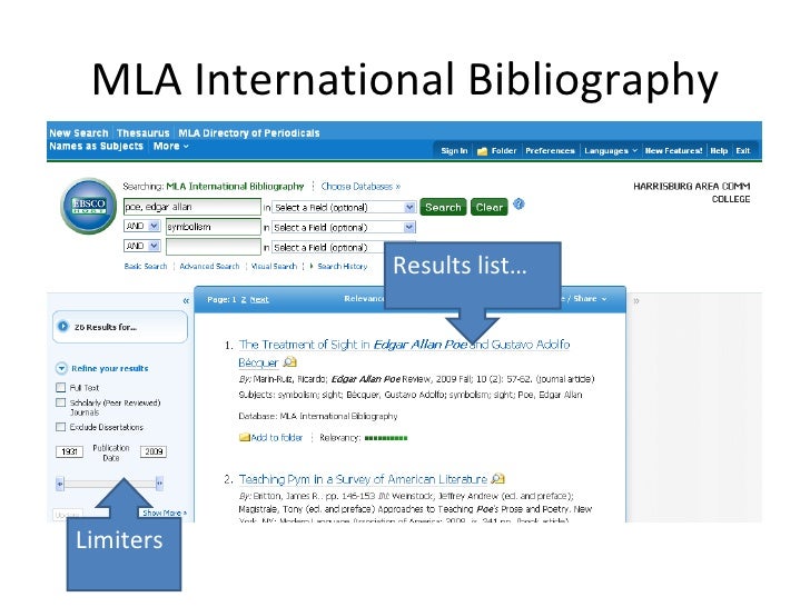 Mla International Bibliography
