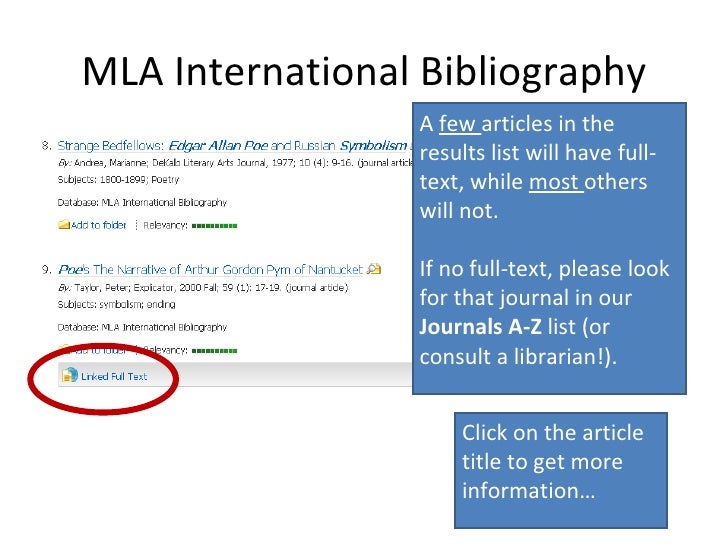 The mla international bibliography covers which of the following publication types? image