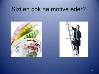 Sizi en çok ne motive eder?  