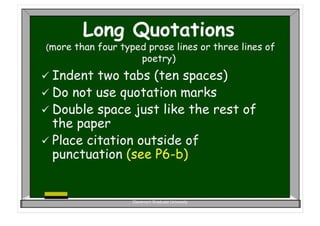 MLA Manuscript Format | PPT