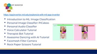 Teaching Machine Learning with Physical Computing - July 2023 | PPTX