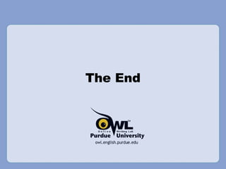 The End
 