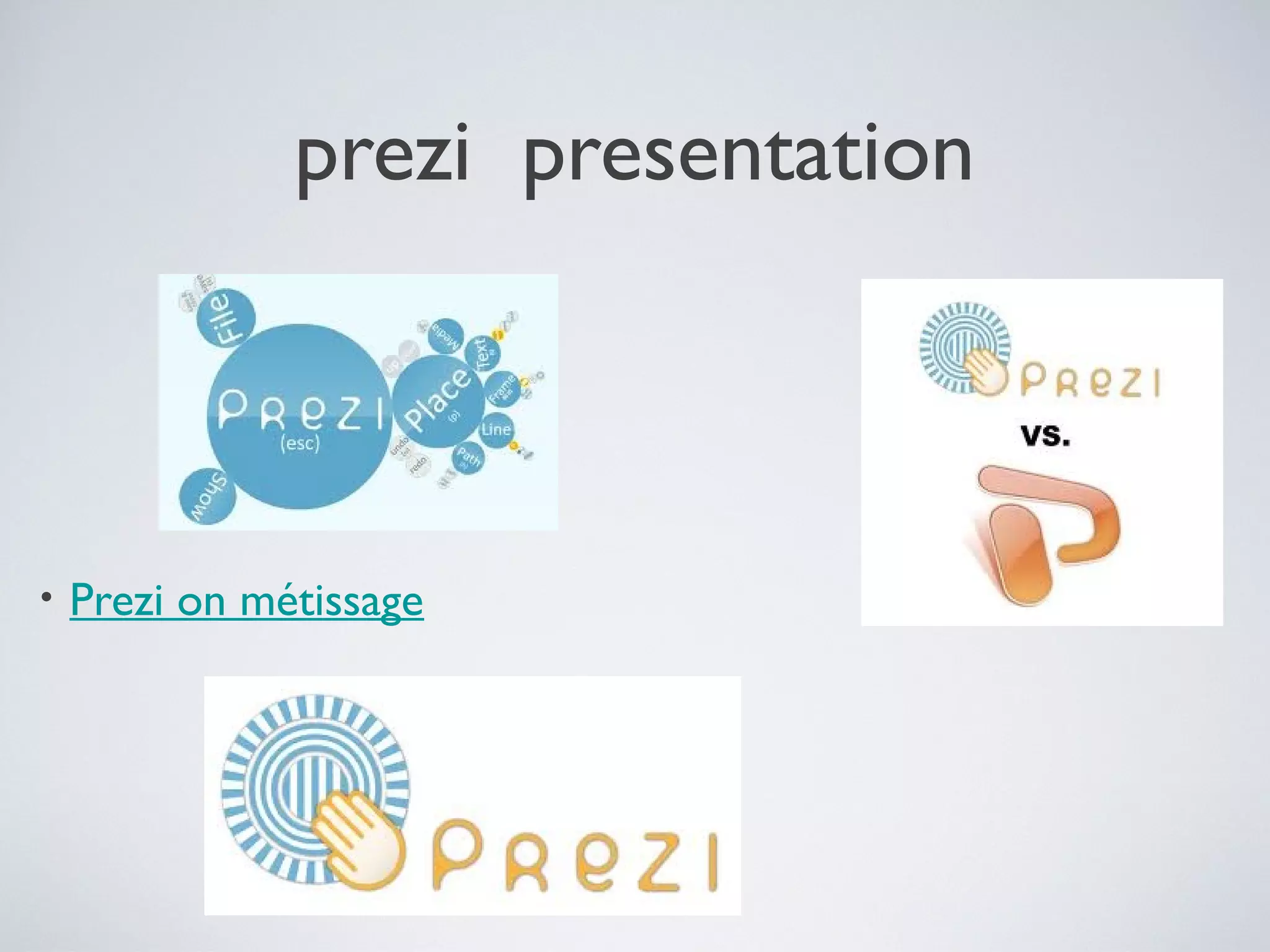 prezi presentation

•

Prezi on métissage

 