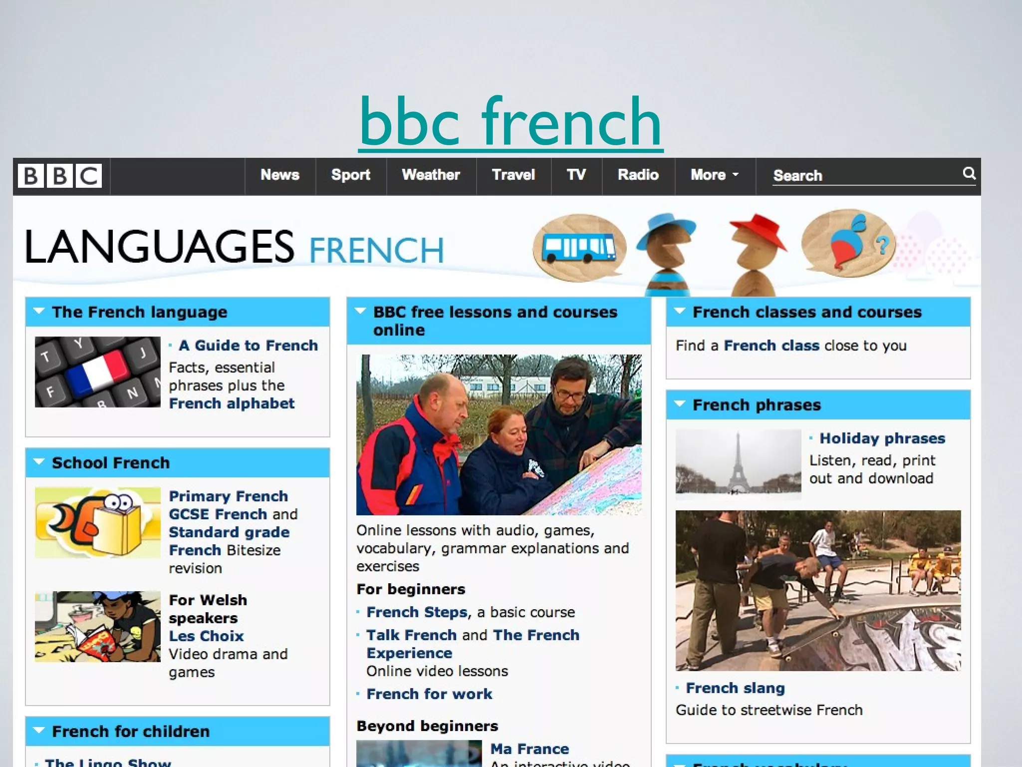 bbc french

 