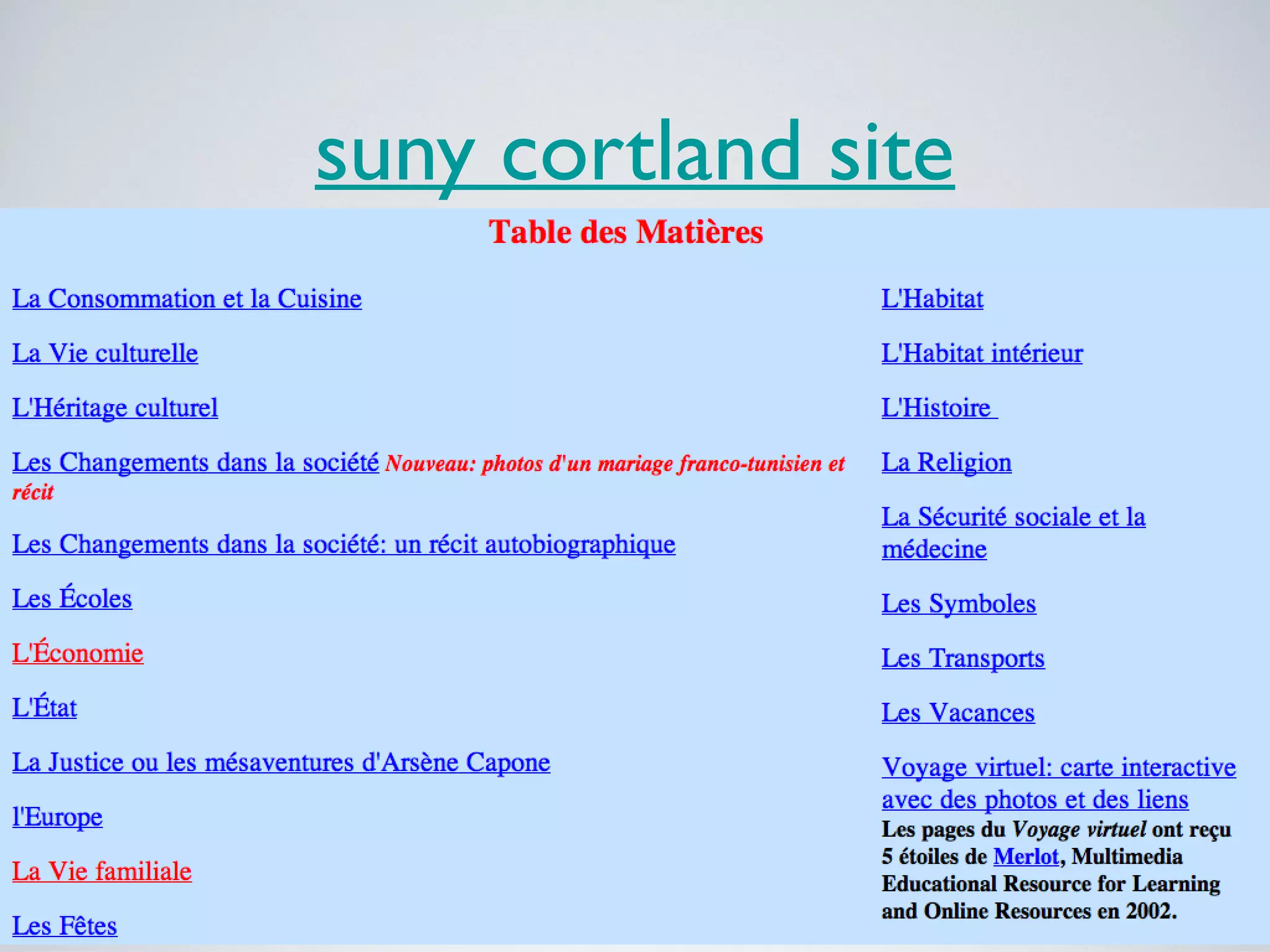 suny cortland site

 