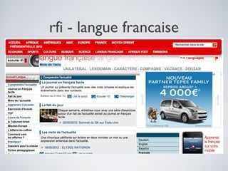 rfi - langue francaise

 