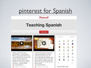pinterest for Spanish

 