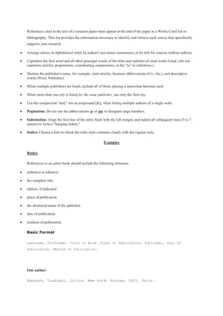 Example Of Reference For Assignment Mla referencing sample from assignmentsupport.com essay writing ...