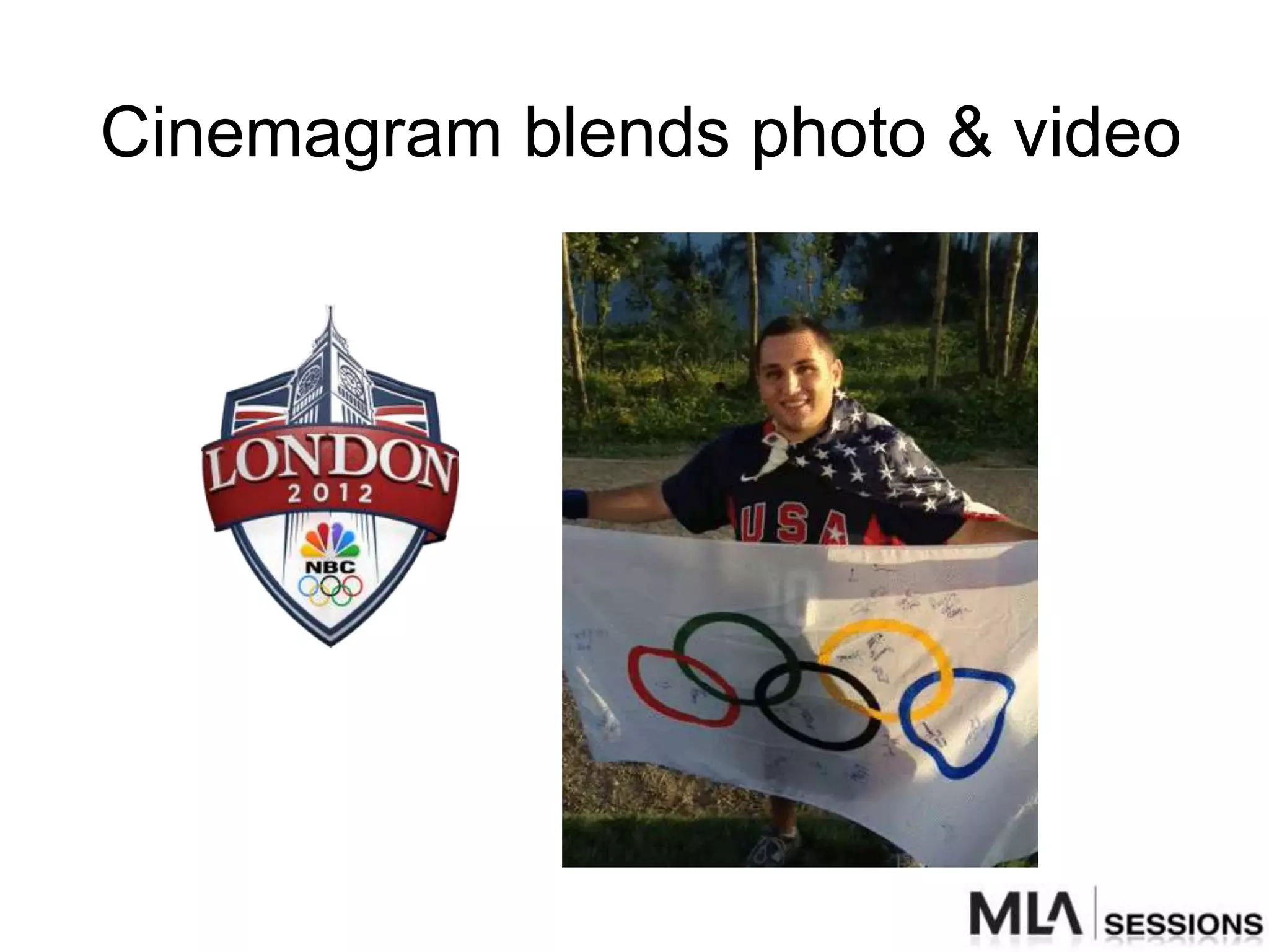 Cinemagram blends photo & video
 