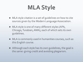 Mla style citation