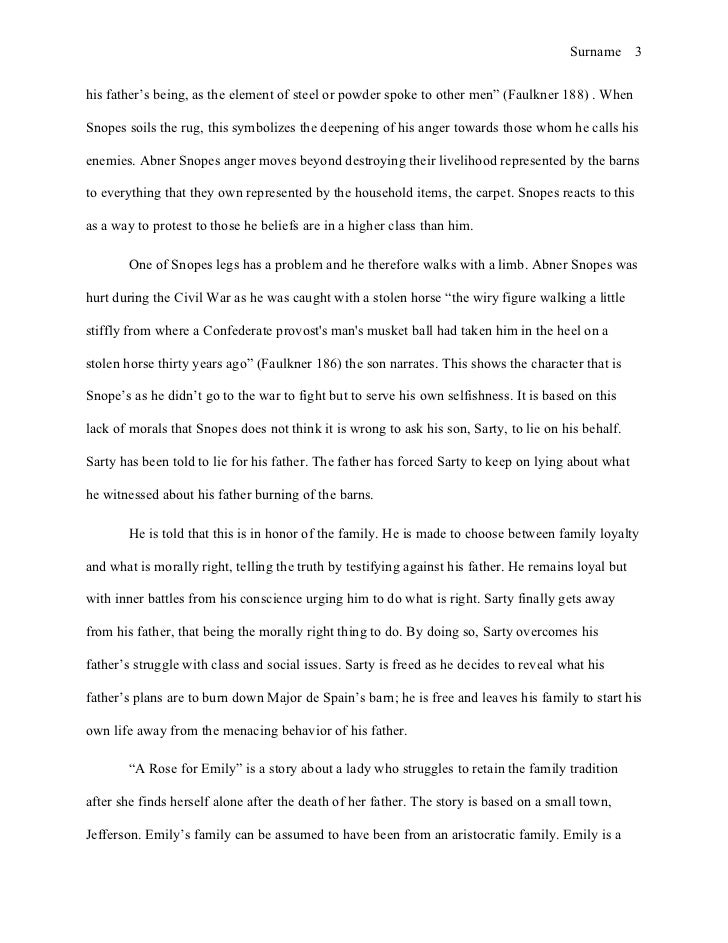 William faulkner critical essay