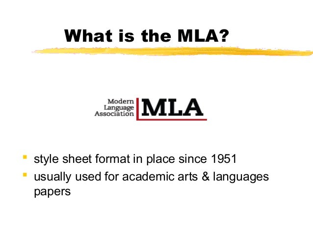 mla style