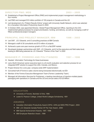 M. Laudisa Executive Profile (www.exec-profiles.com)