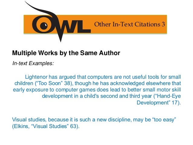 Mla annotated bibliography with two authors