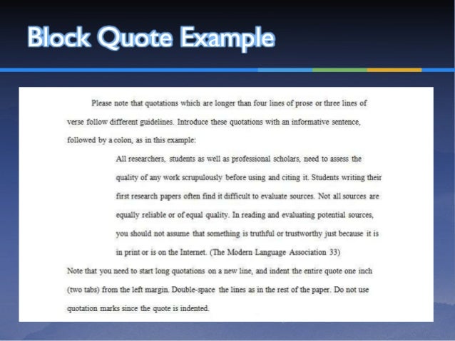 block text quotes mla mla style guide 8th edition how to block quote mla