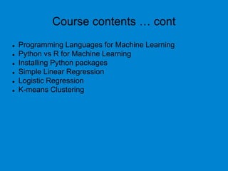 Machine Learning Basics | PPTX
