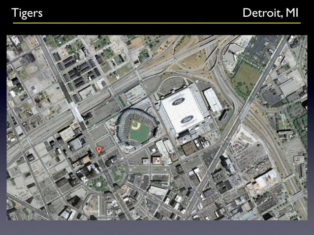 Map Overlay of all MLB Stadiums