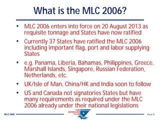 MLC - AMERICAN CLUB - a detailed over view | PDF