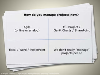 Agile Project Management for Elearning Instructional Design (mLearnCon ...