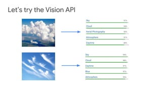 Let’s try the Vision API
 