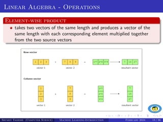 Course Title: Introduction to Machine Learning Chapter, One ...