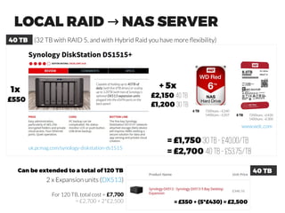Other Peripherals
All cases pretty much can house at least one optical drive (5.25” slot; 4
slots in Fractal Define XL R2), or use external drive with USB connection.
OPTICAL DRIVE
To improve cooling, you may want to add silent case fans with PWM
pin so that they can be automatically adjusted by motherboard.
https://www.quietpc.com/140mmfans
e.g. Nanoxia NDS Deep Silence Fan 140 PWM, ~£15
CASEFANS
You can use several case fans with the same PWM control
signal, using a fan hub if you prefer your fans to be silent
with no load and start operating when training your
network.
Phobya PWM 4x 4Pin Splitter
kustompcs.co.uk, £5
4-Pin PWM Power Distribution PCB 4-
Way Block Fan Hub Power Splitter
FAN HUBS
CASE SILENCING try Dynamat?
Go for low-latency USB card if you do auditory psychophysics (or
music production) with the same machine, otherwise the
integrated sound card probably is more than sufficient for you.
SOUND CARD
https://www.gearslutz.com/board/11591001-post771.html
e.g. RME Babyface, £550; M-Audio MTrack, £70;
Behringer UCA222, £25
 