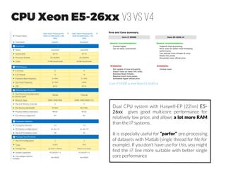 GPU: Training vs. Inference
●
Possible to quantize (”compress”) the trained network from FP32
to FP16 with X1, but not with K1, and in theory double the
inference speed
http://www.anandtech.com/show/8811/nvidia-tegra-x1
Note! Image size is 224x224x3 (RGB) for GoogleNet
→ (224 x 224 x 3 x 16 bits x (1/8 byte/bits) =294kB image itself
https://www.nvidia.com/content/tegra
https://devblogs.nvidia.com/parallelforall/inference-next-step
 