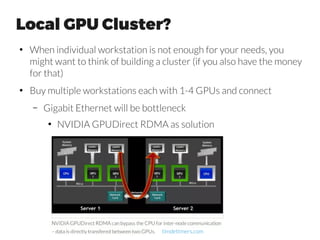 NVMe (M2) SSDs
http://www.thinkmate.com/inside/articles/nvme
Add-InCards 
Add-In cards have the advantage of being the most supported way of using NVMe today. All it
needs is a system with a supported motherboard with an available PCIe slot. There are a few
disadvantages, however: They can’t be hot-swapped, they utilize a higher power envelope and
theytake more physical space, makingthem harder tobe deployed and serviced.
U.2NVMe2.5Inchdrives 
U.2 NVMe 2.5 Inch drives look like most SSDssold today, However, they connect to an M.2 port
on the motherboard using a cable. The form factor makes it similar to SSDs in terms of ease of
deployment and serviceability, plus adding hotplug capability, making it suitable for the Data
Center, Enterpriseand amongPCenthusiasts.
M.2Drives 
M.2 Drives look like “sticks” of memory and they connect directly to the M.2 port on the
motherboard. The advantage of M.2 drives is that they come in different lengths: 42mm, 80mm
and 110mm, taking considerably less amount of physical space compared to U.2 and PCIe
drives.
Ifyoulook attheperformancechart,itbecomesveryclear thatPCIe-basedstoragedevicesareata
severeperformancedisadvantagecomparedtoSATA-basedproducts. 
http://www.tomshardware.com/reviews/samsung-960-pro-ssd-review,4774-2.html
 