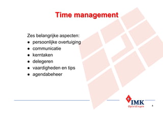 M&L congres Time management - Ton Grimm