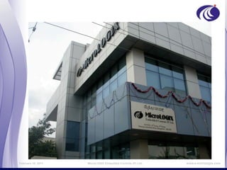 February 16, 2011   MicroLOGIX Embedded Controls (P) Ltd.,   www.e-micrologix.com
 