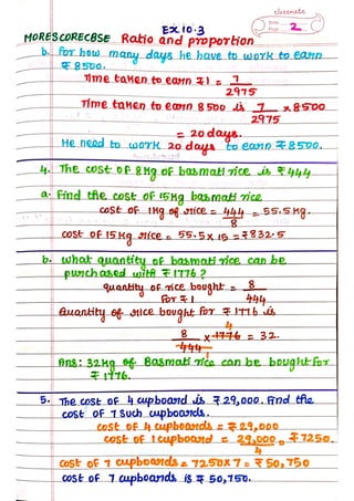 ratio and proportion class 6 pdf