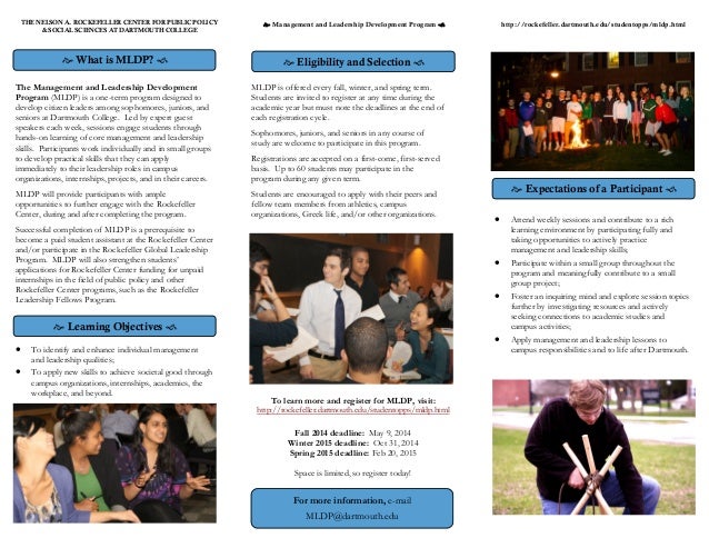 Management and Leadership Development Program Brochure