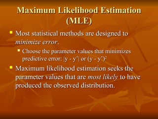 Comprehensive Guide to Maximum Likelihood Estimation in Statistical ...