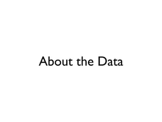About the Data
 