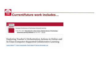 Current/future work includes…
 