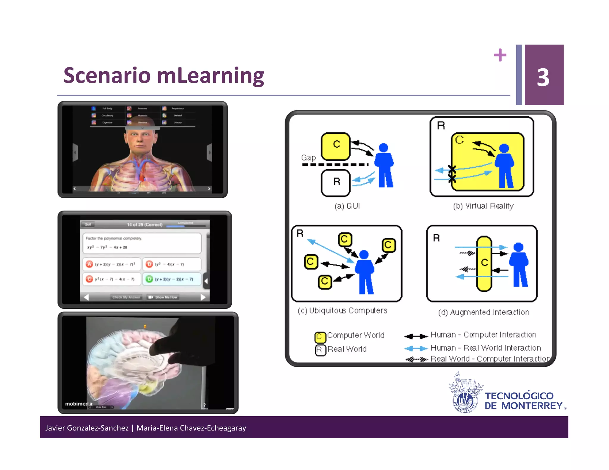 +	
  
      Scenario	
  mLearning	
                                                           3




Javier	
  Gonzalez-­‐Sanchez	
  |	
  Maria-­‐Elena	
  Chavez-­‐Echeagaray	
  
 