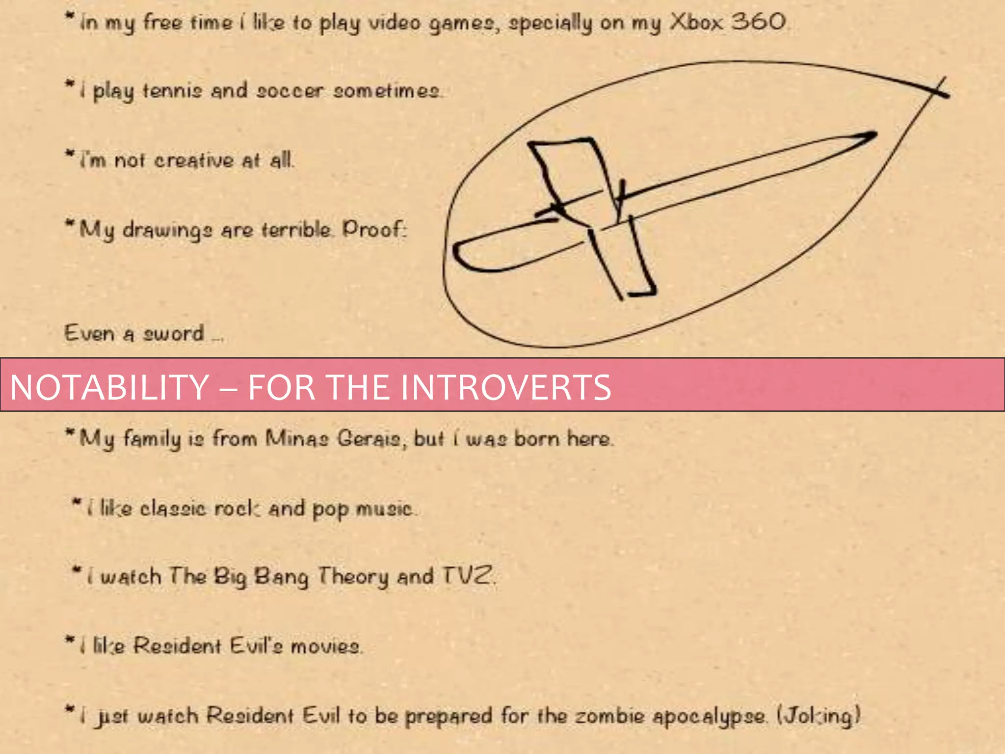 NOTABILITY – FOR THE INTROVERTS
 