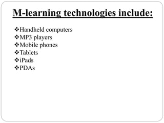 M learning | PPTX