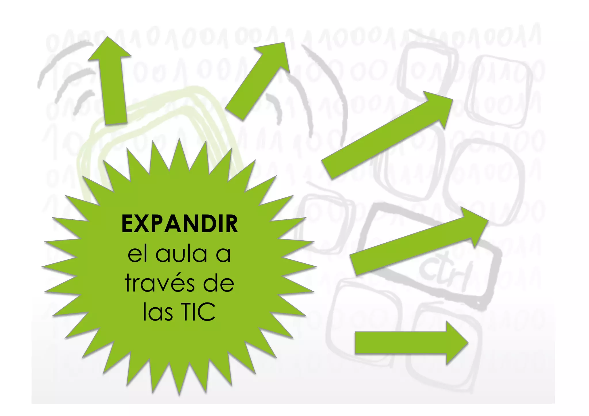 EXPANDIR
el aula a
través de
las TIC
 