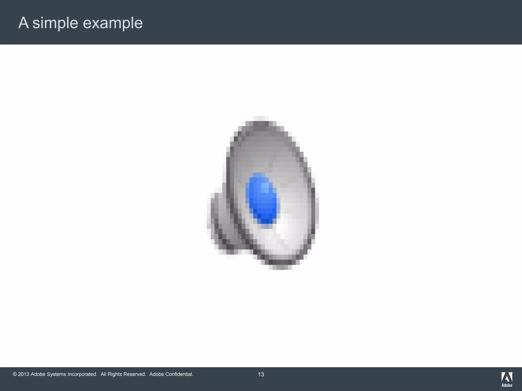 A simple example

© 2013 Adobe Systems Incorporated. All Rights Reserved. Adobe Confidential.

13

 