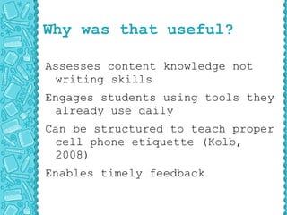 Some cell phone uses Clickers 