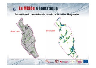 Répartition du boisé dans le bassin de la rivière Marguerite




Boisé 1921                       Boisé 2000
 