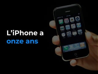 3//
L’iPhone a
onze ans
 