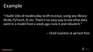 MLFlow: Platform for Complete Machine Learning Lifecycle | PDF
