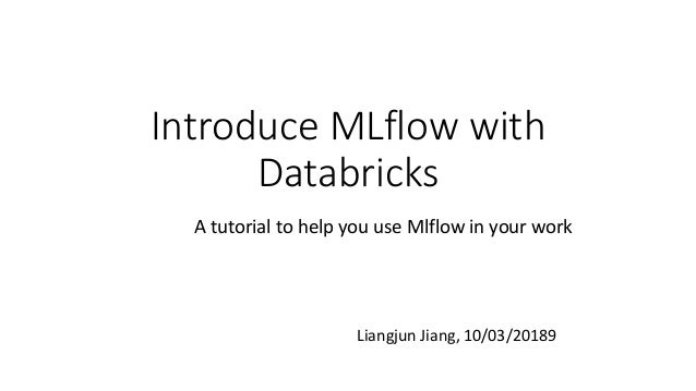 databricks mlflow tutorial