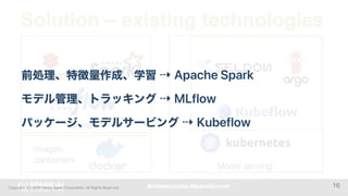 MLflow + Kubeflow MLプラットフォーム事例 #sparktokyo