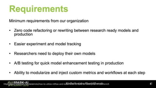 MLflow + Kubeflow MLプラットフォーム事例 #sparktokyo